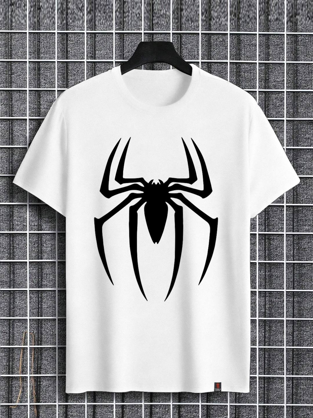 

TOGS & TERRE Men Graphic Printed Round Neck Oversized T-shirt, White