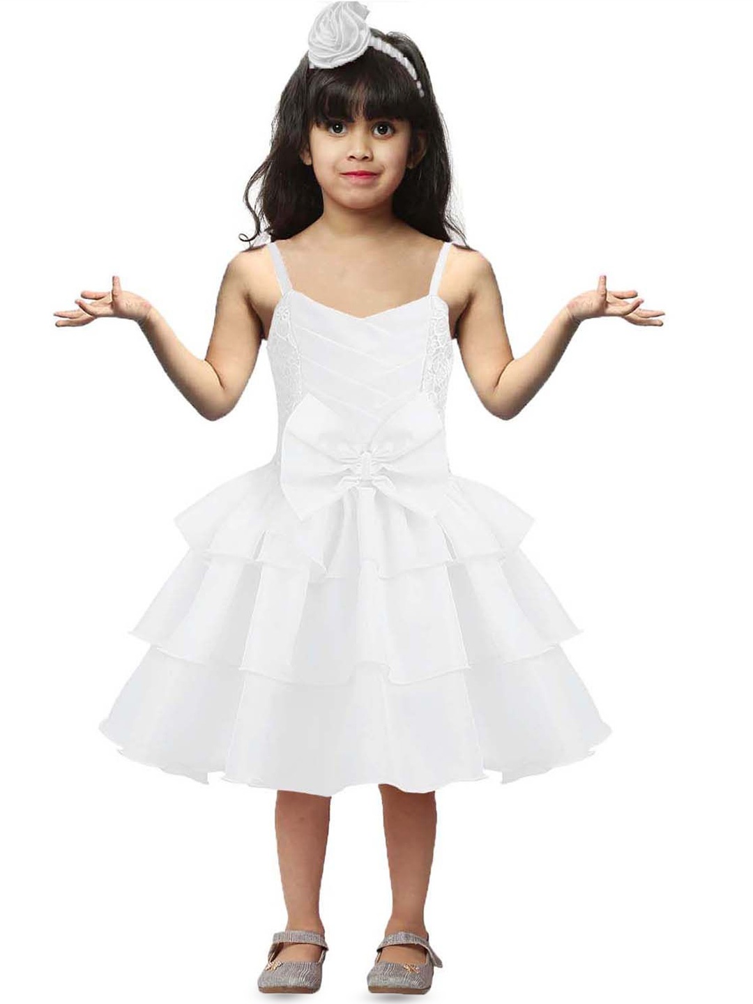 

Wow Princess Girls A-Line Dress, White