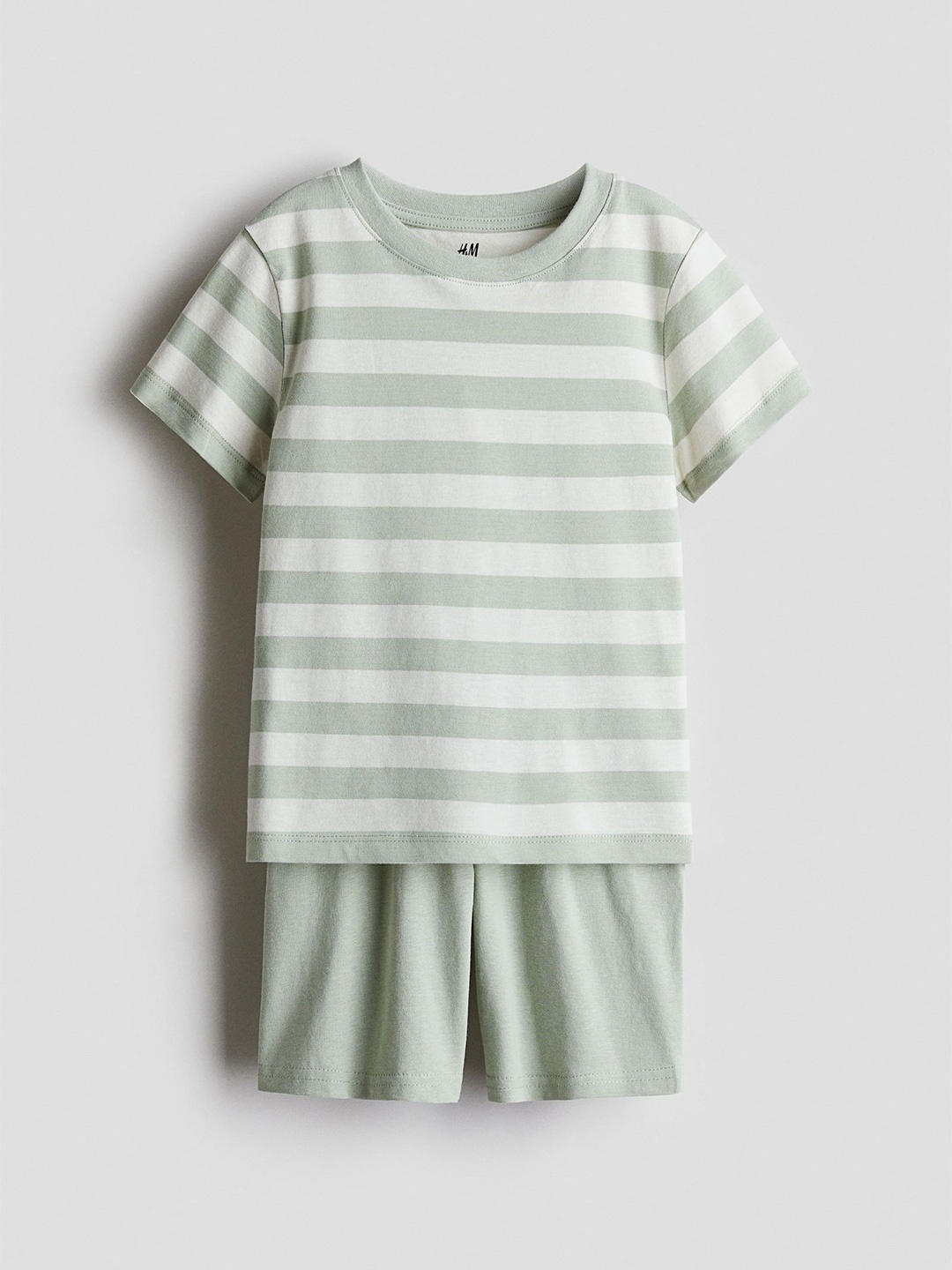 

H&M Boys 2-Piece Cotton Jersey Set, Green