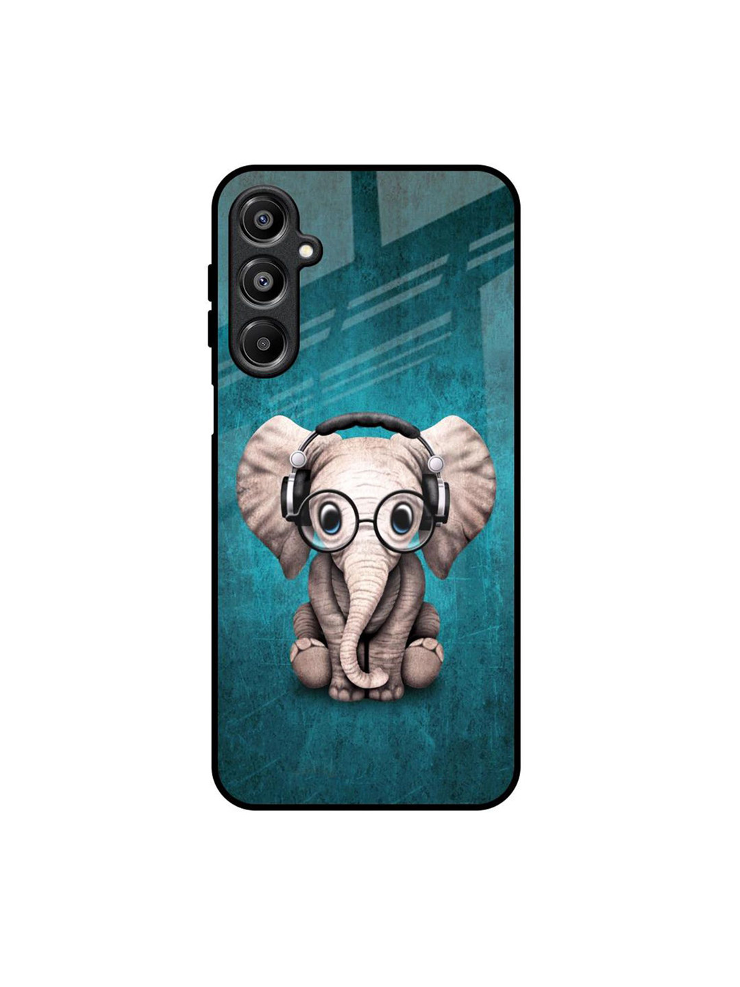 

QRIOH Adorable Baby Elephant Samsung Galaxy A16 5G Impact Resistant Back Case, Blue