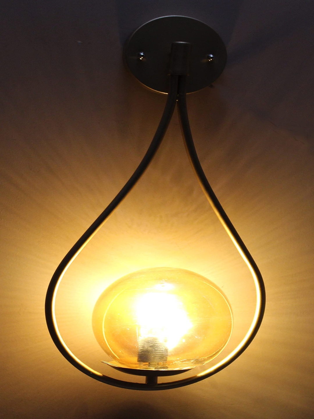 

KINIS Gold-Toned Abstract Shaped Quirky Wall Lamp