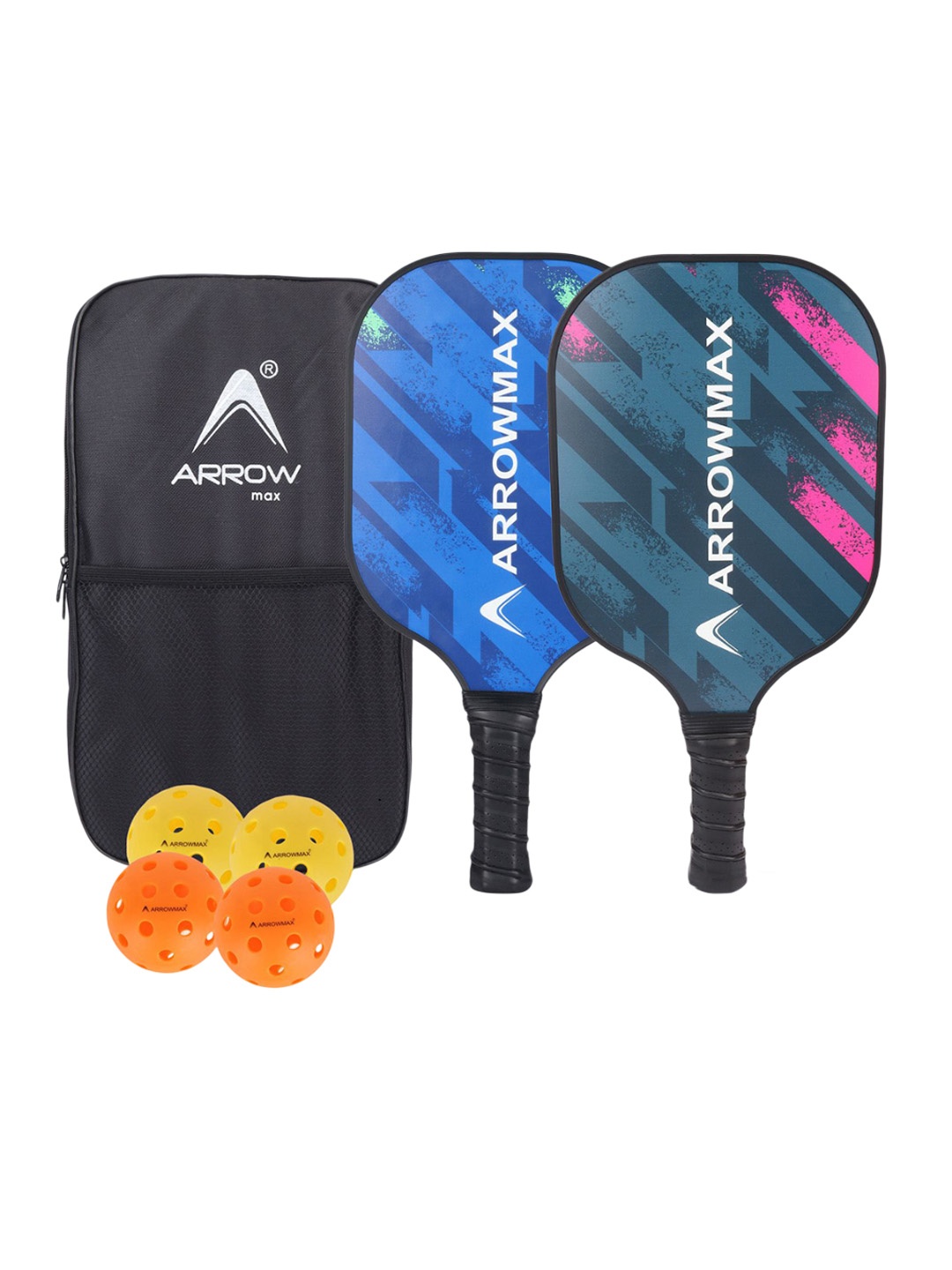 

ARROWMAX Printed Pickleball Paddle Racquet, Black