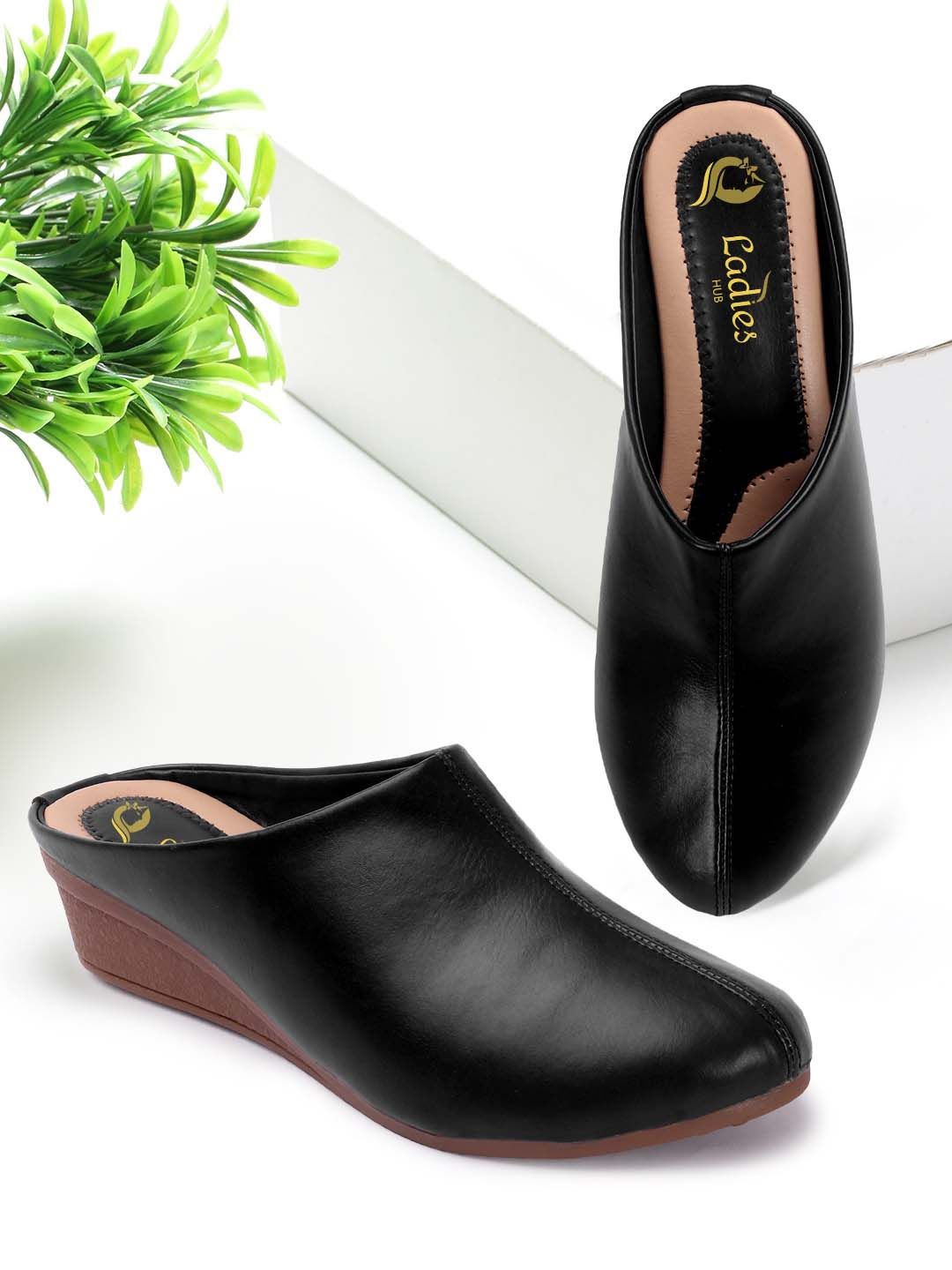 

Ladies Hub Women Slip-On Lightweight Mule, Black