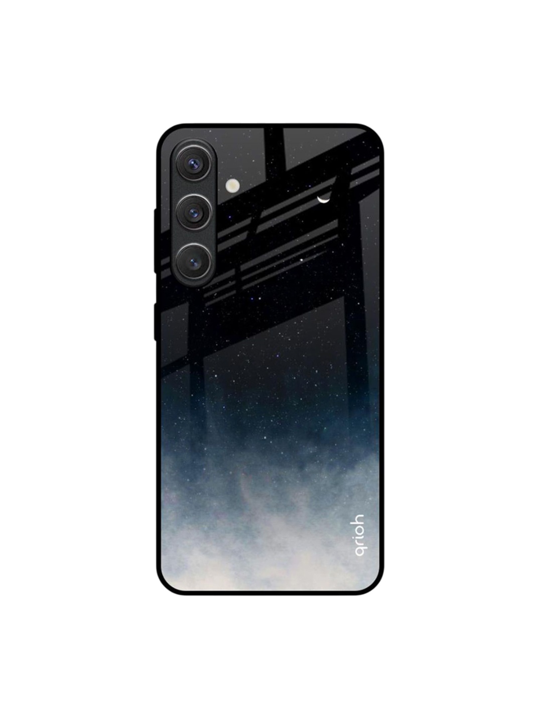 

QRIOH Black Aura Samsung Galaxy S25 5G Impact Resistant Back Case