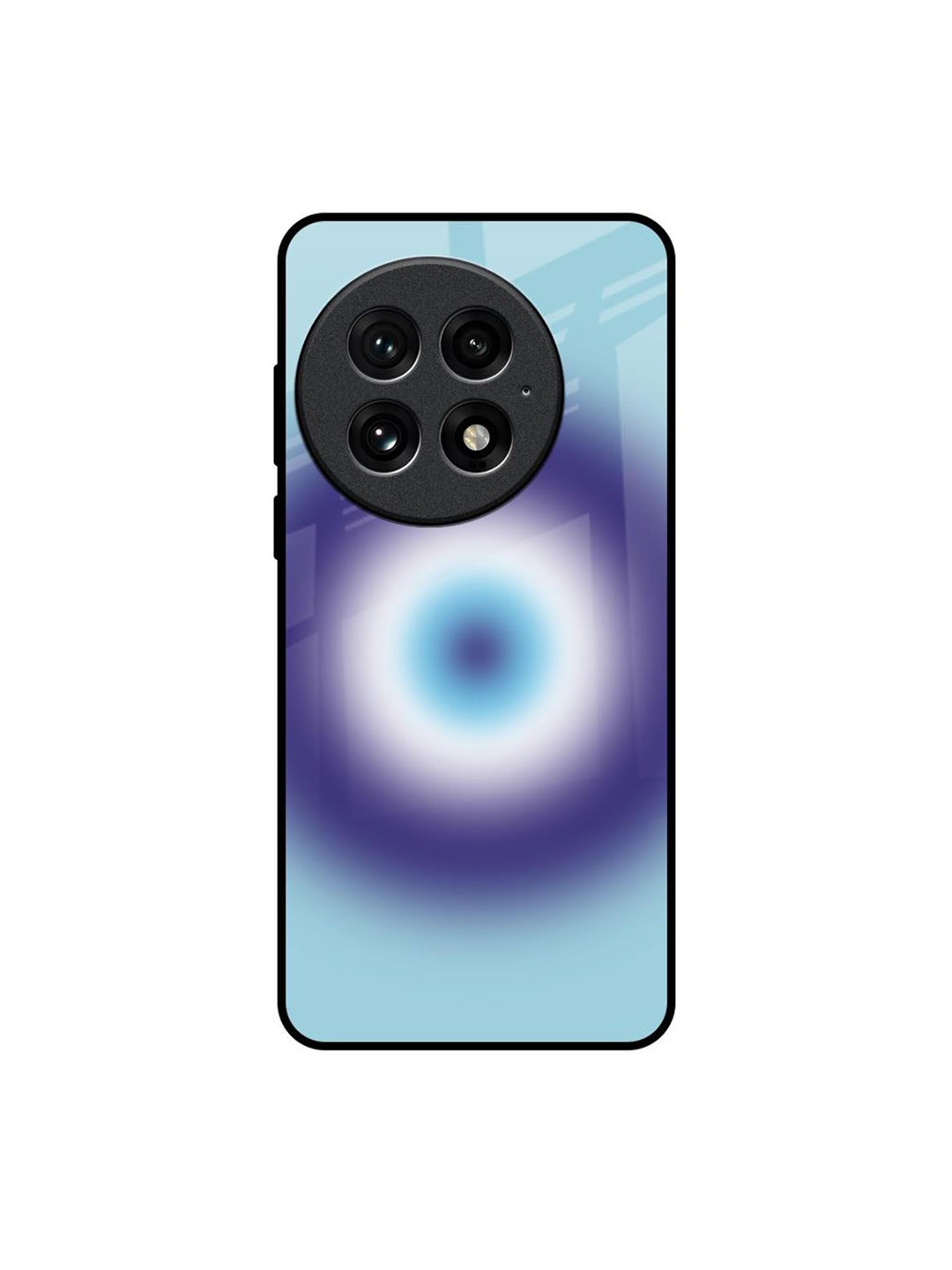 

QRIOH Evil Eye Art OnePlus 13 Impact Resistant Back Case, Blue