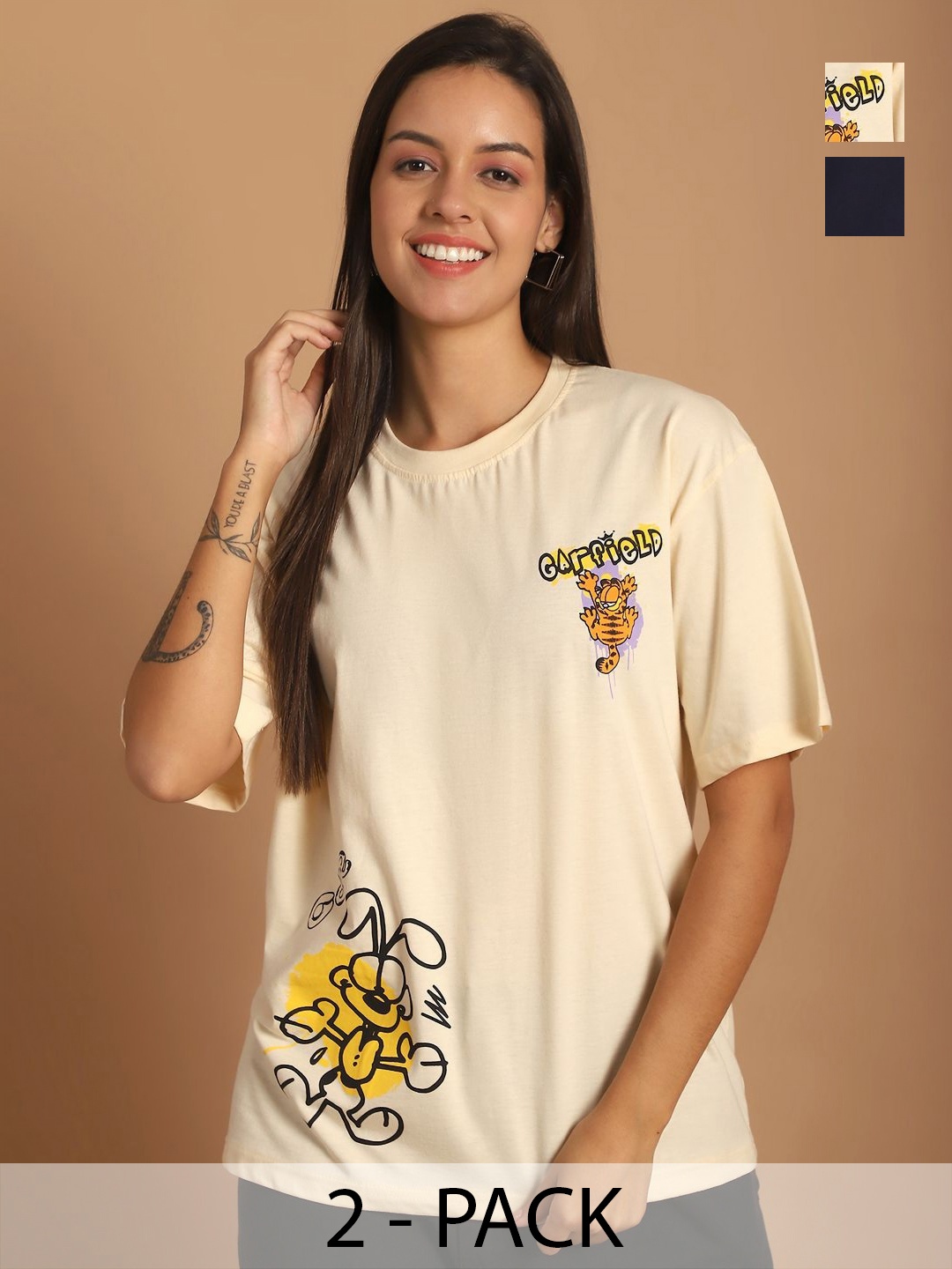 

Tromko Women Printed T-shirt, Multi