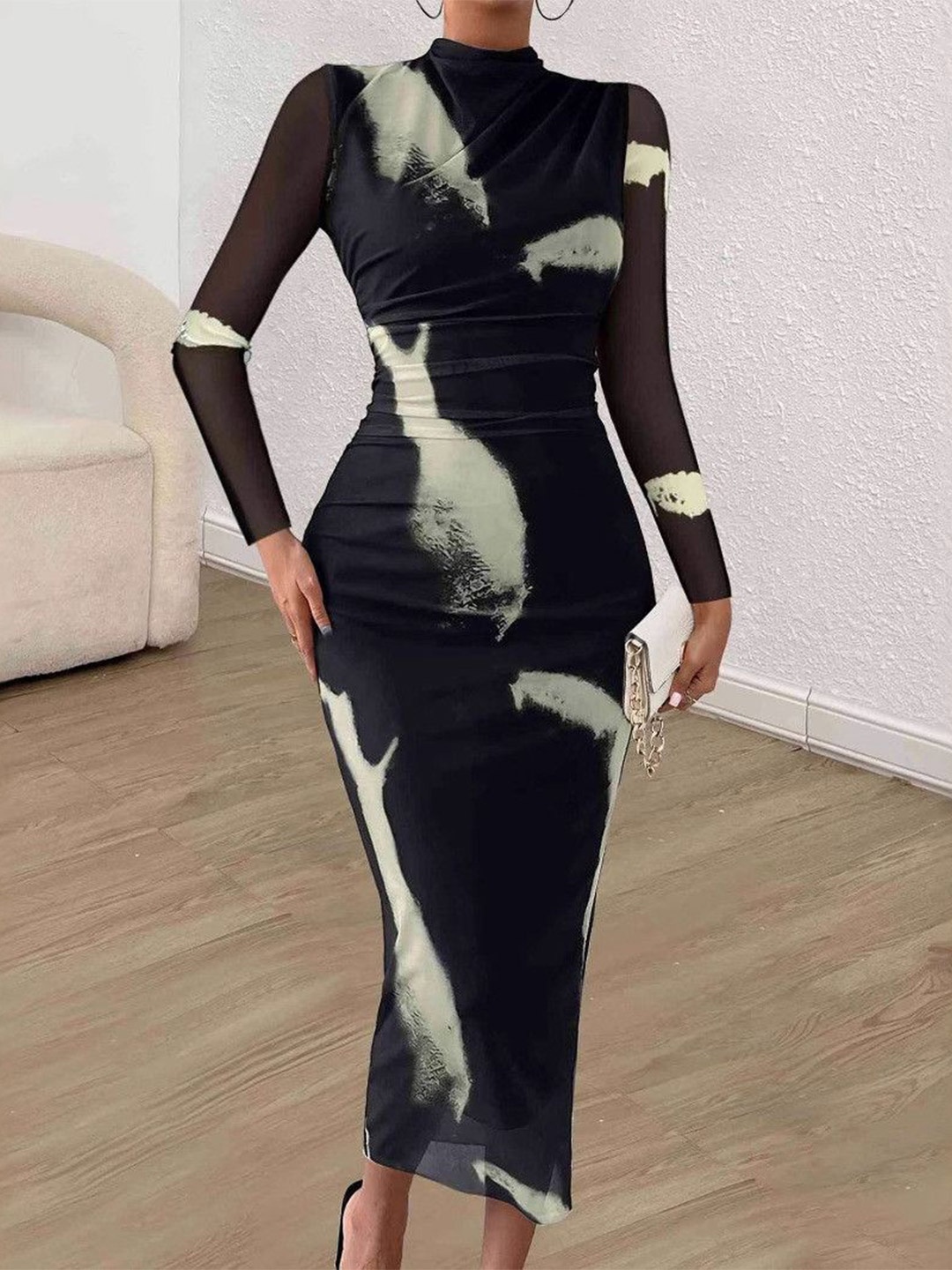 

all about you Sheath Midi Dress, Black
