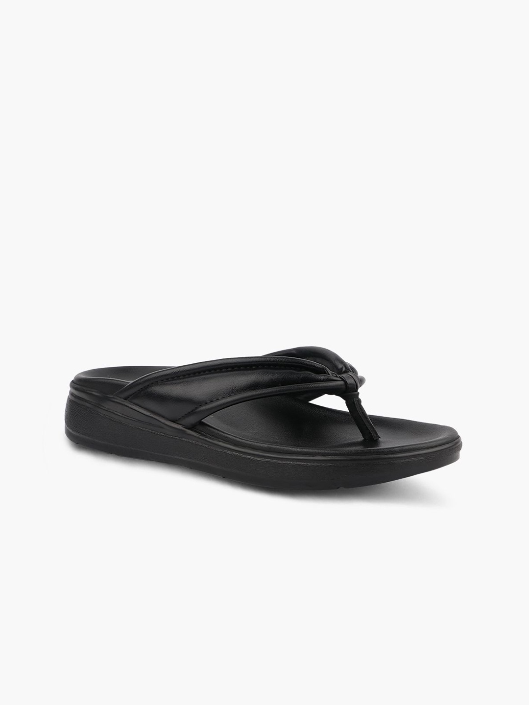 

MEDIFEET Women Thong Flip-Flops, Black