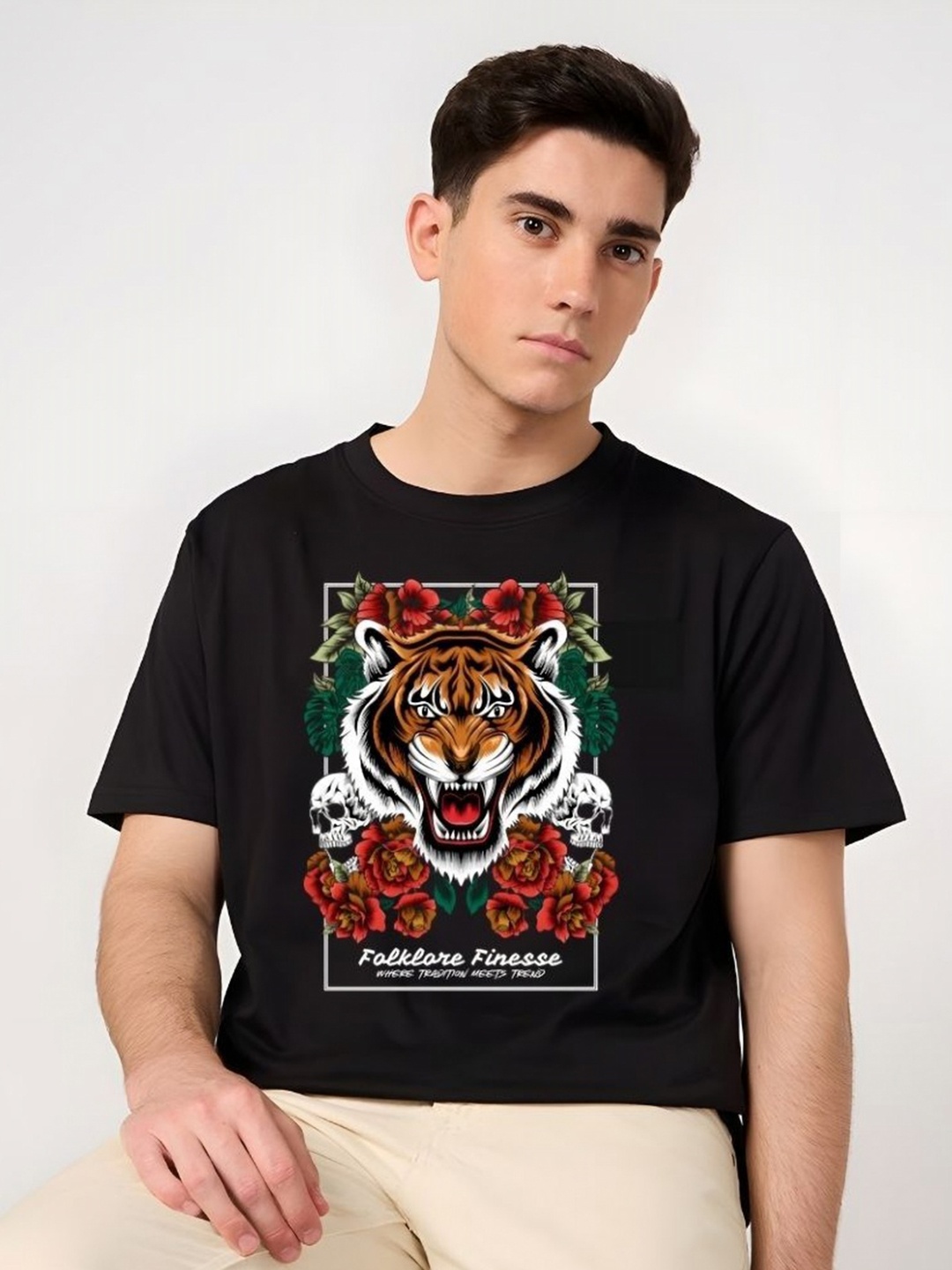 

SZN Men T-shirt, Black