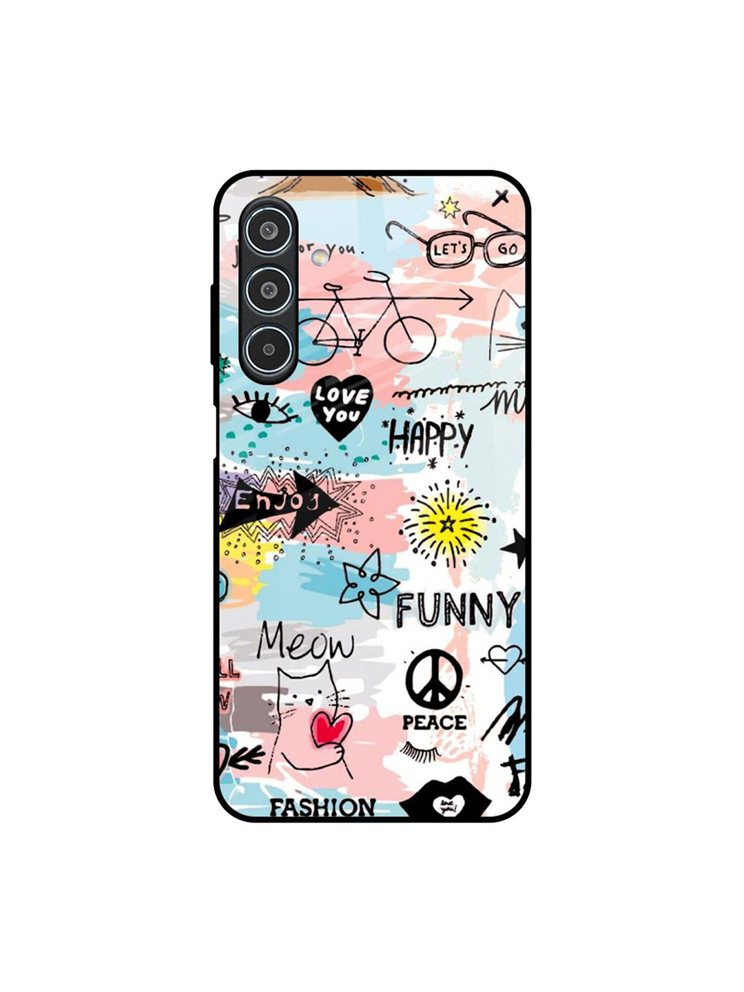 

QRIOH Just For You Samsung Galaxy M35 5G Impact Resistant Back Case, Pink