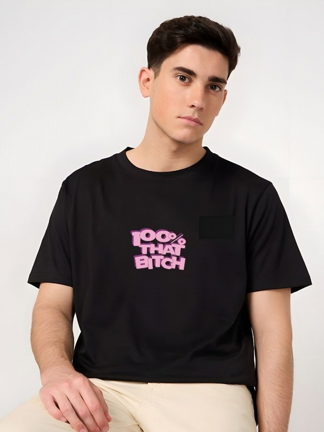 

SZN Men T-shirt, Black