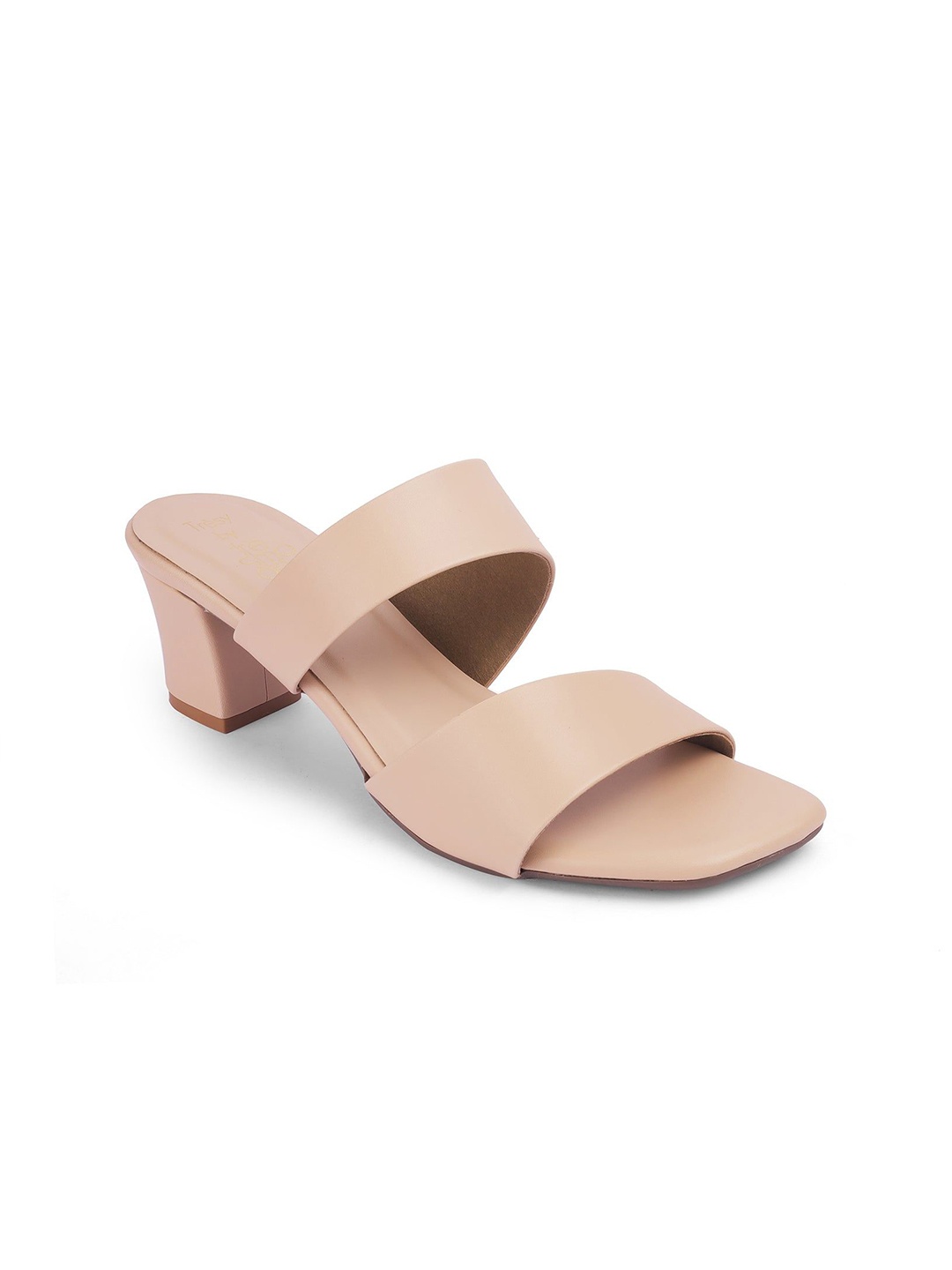 

Tresmode Women Block Heel Sandals, Beige