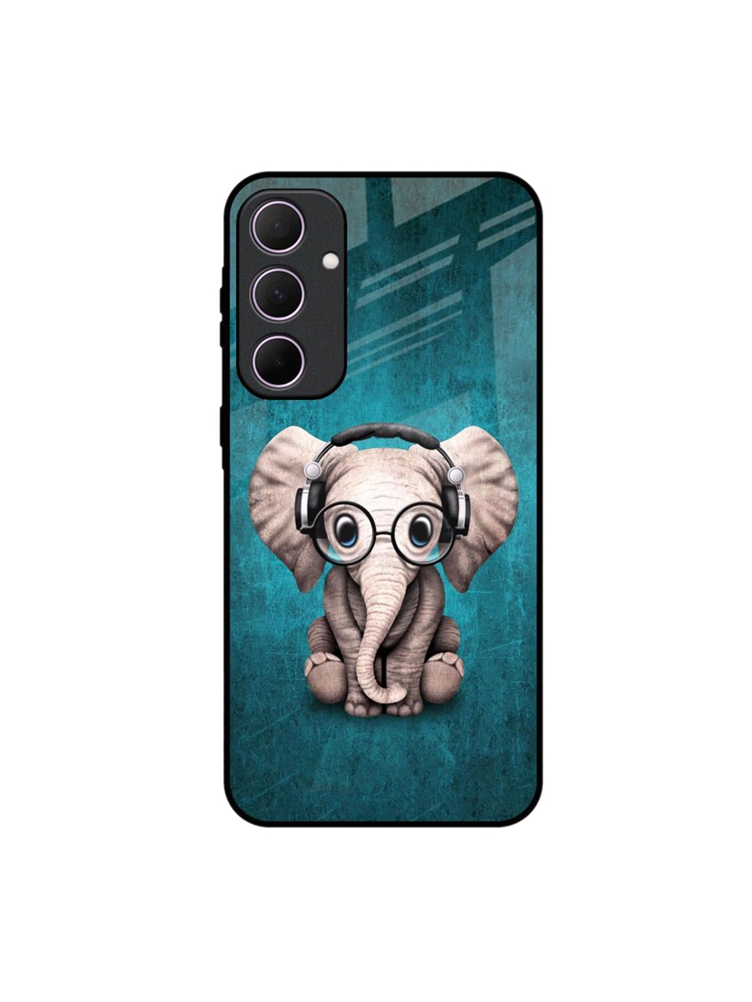 

QRIOH Adorable Baby Elephant Samsung Galaxy A35 5G Impact Resistant Back Case, Blue