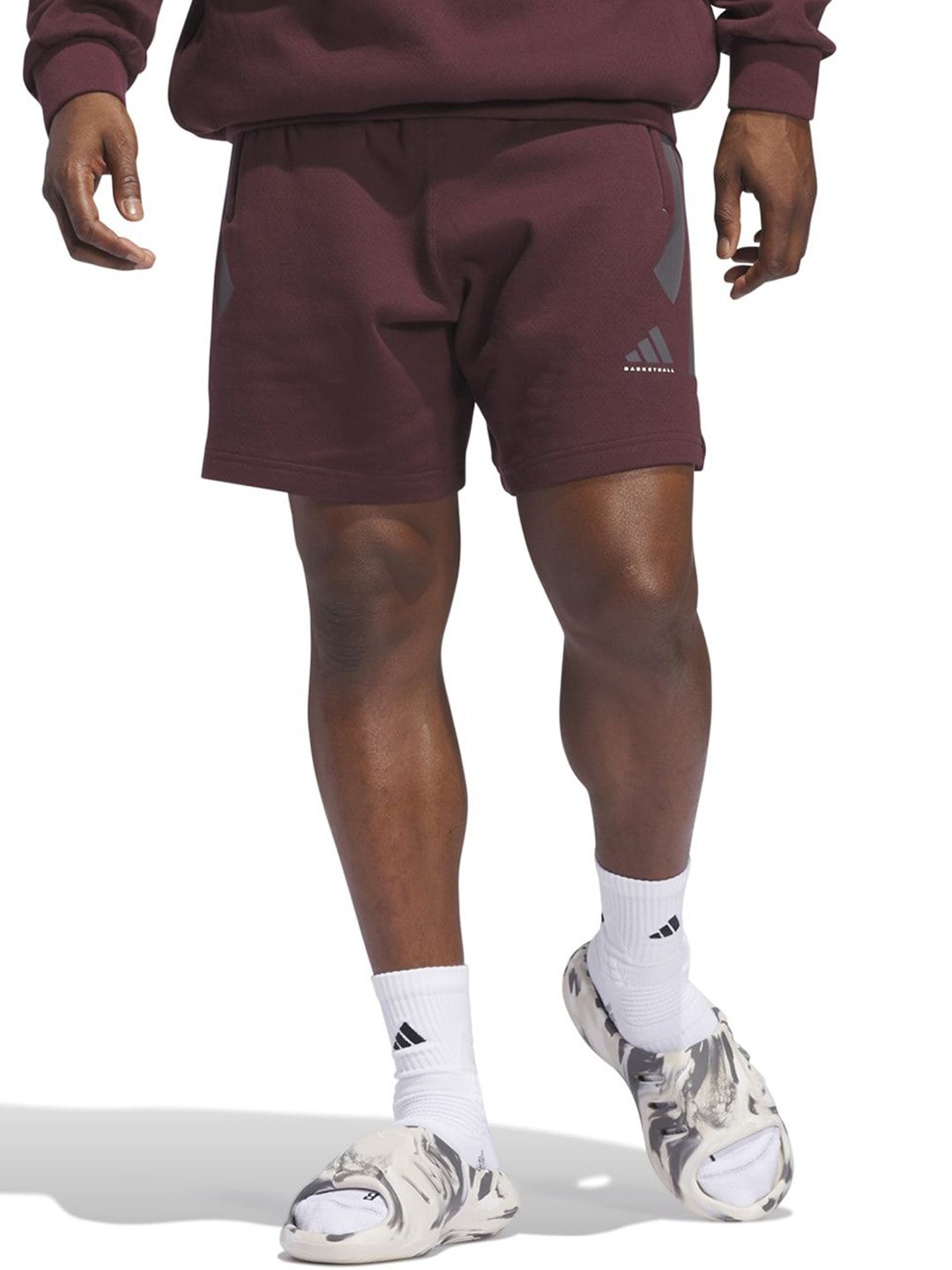 

ADIDAS Originals Men Printed Training or Gym Shorts, Red