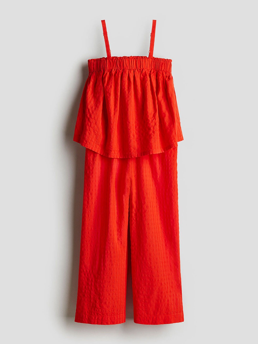 

H&M Girls 2-Piece Top And Trousers Set, Orange