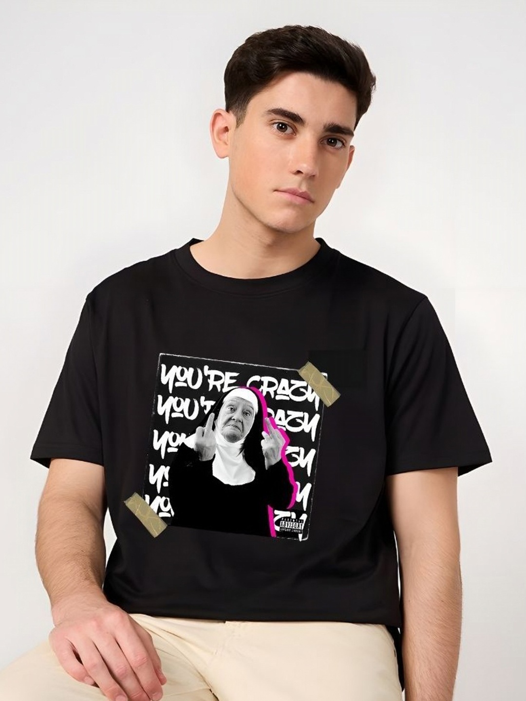 

SZN Men T-shirt, Black