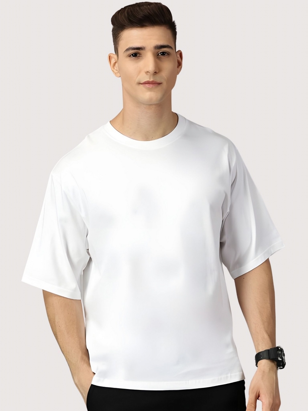 

SZN Men Typography Printed Round Neck Cotton Relaxed Fit T-shirt, White