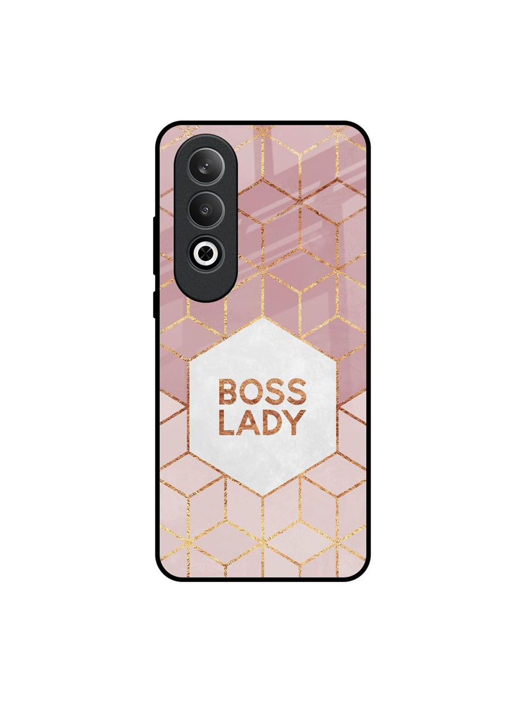 

QRIOH Boss Lady OnePlus Nord CE4 5G Impact Resistant Back Case, Pink