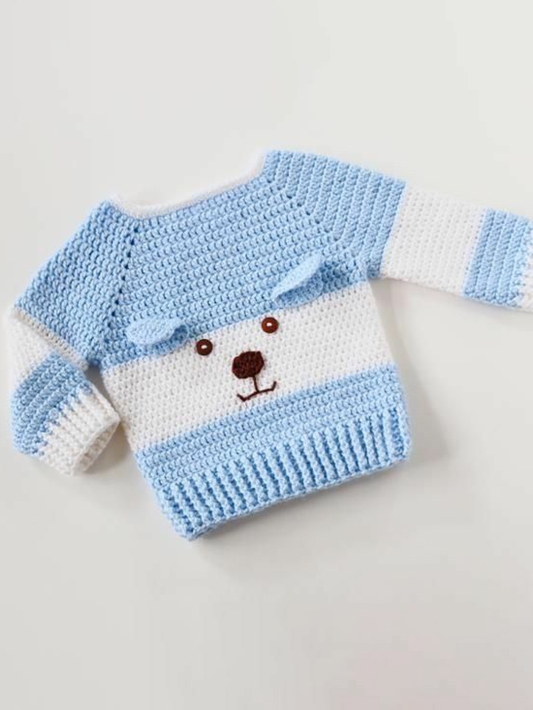 

USHA ENTERPRISES Unisex Kids Woollen Pullover, Blue
