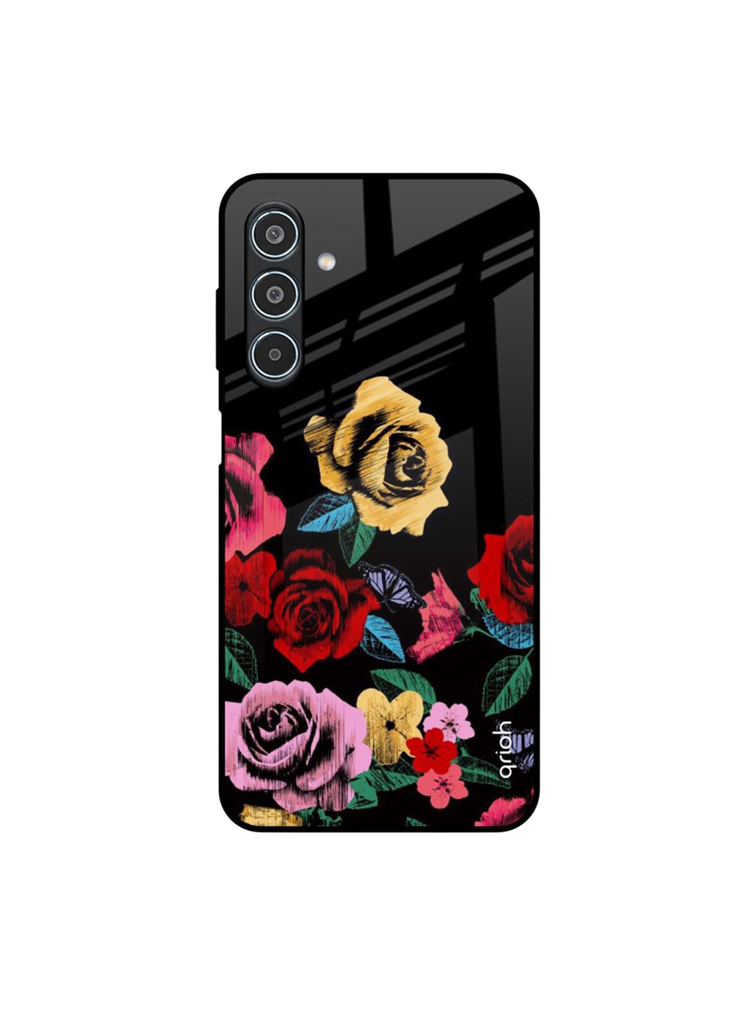 

Decorative Samsung Galaxy M35 5G Impact Resistant Back Case, Black