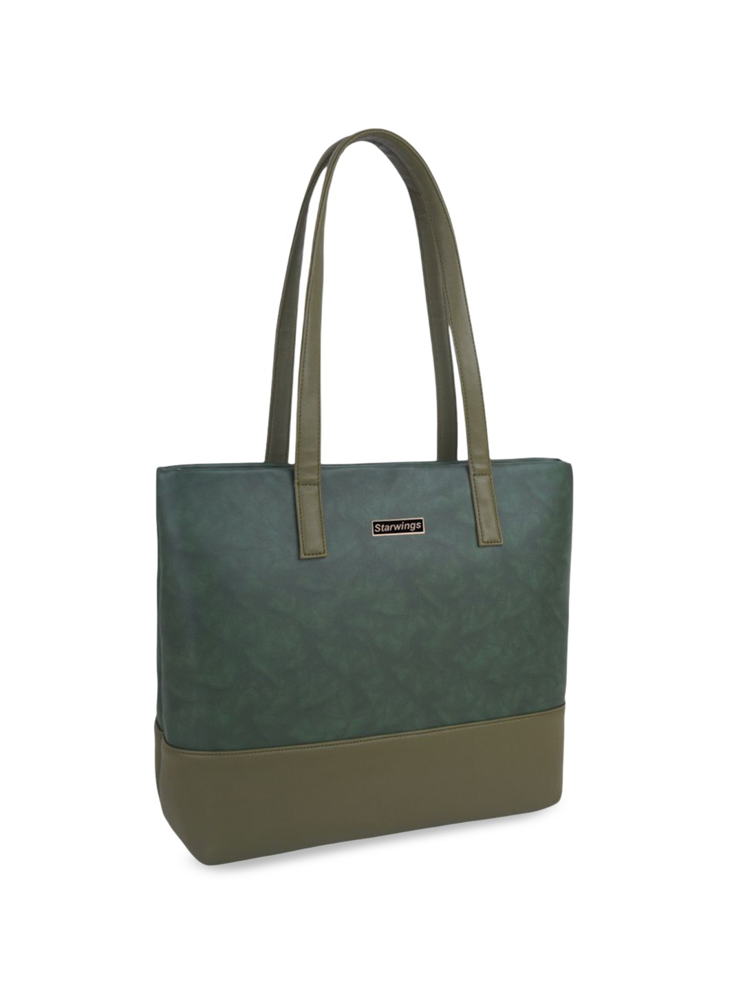 

STARWINGS Structured Shoulder Bag with Quilted, Green