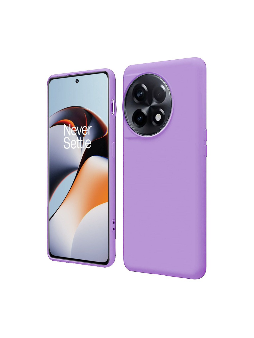 

LIRAMARK Liquid Silicone Soft Back Cover Case for OnePlus 11R 5G, Lavender