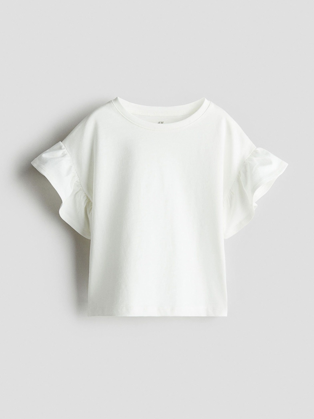

H&M Cotton Top, White