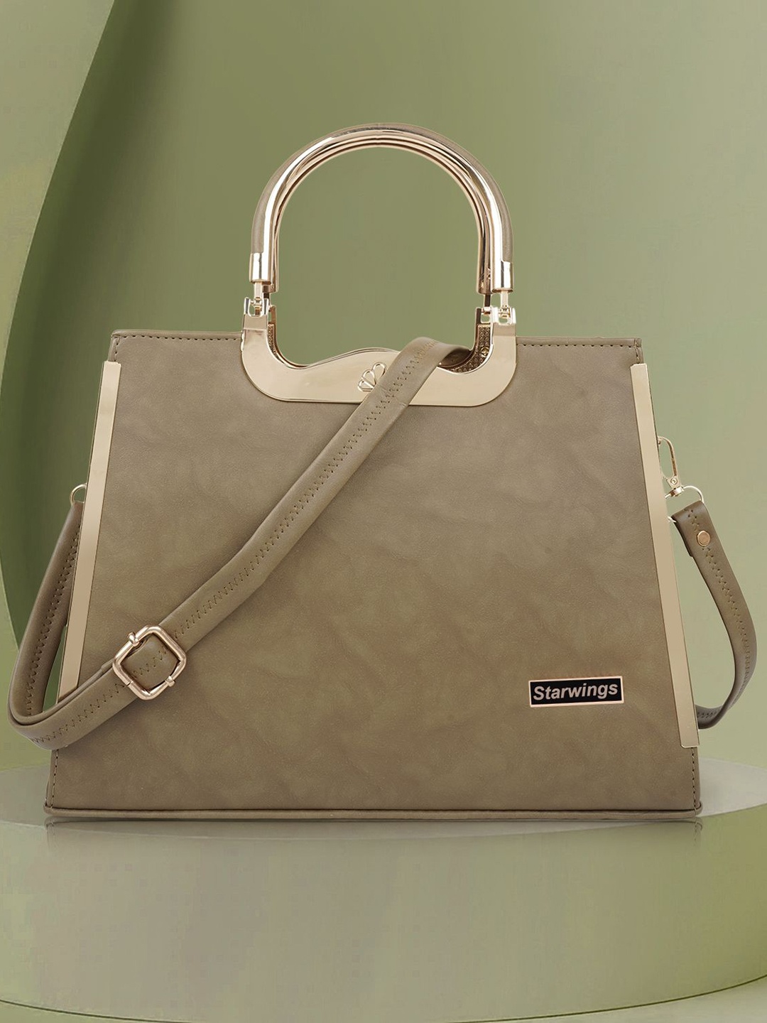 

STARWINGS Structured Satchel with Applique, Multi