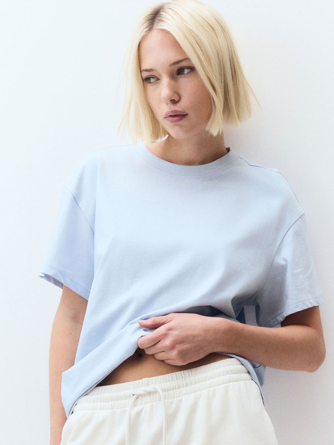 

H&M Oversized T-shirt, Blue