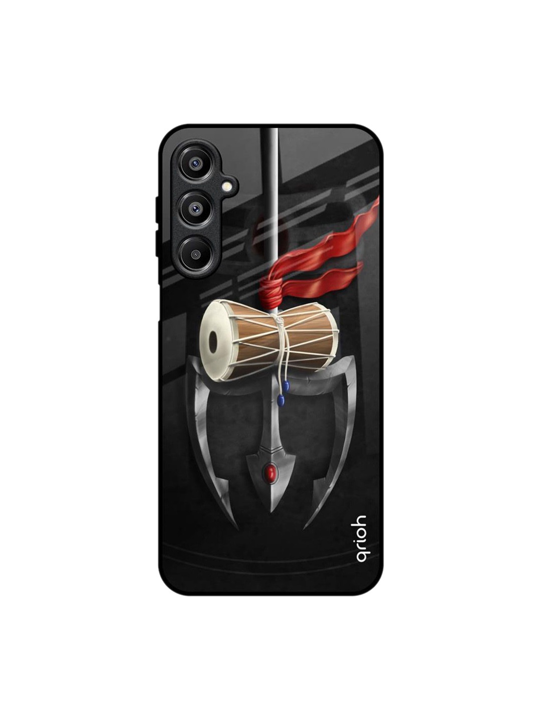 

QRIOH Power Of Lord Glass Samsung Galaxy A16 5G Back Case, Black