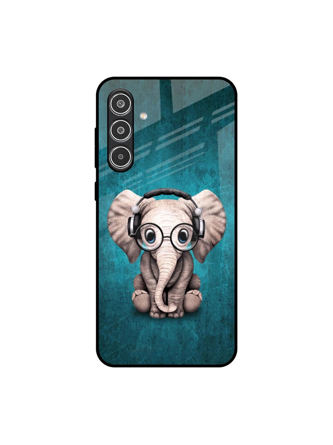 

QRIOH Adorable Baby Elephant Samsung Galaxy A56 5G Impact Resistant Back Case, Blue