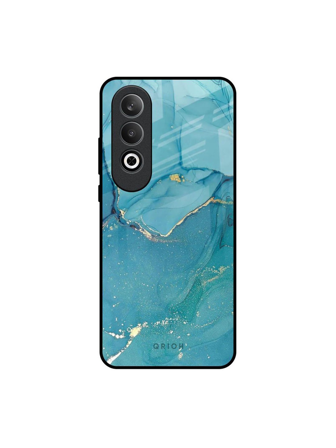 

QRIOH Abstract Glitter OnePlus Nord CE4 5G Back Case, Blue