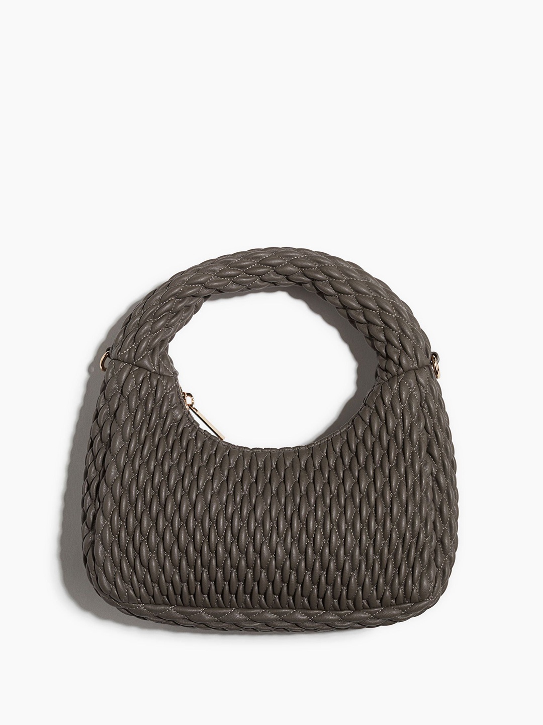 

H&M Quilted Crossbody Bag, Beige