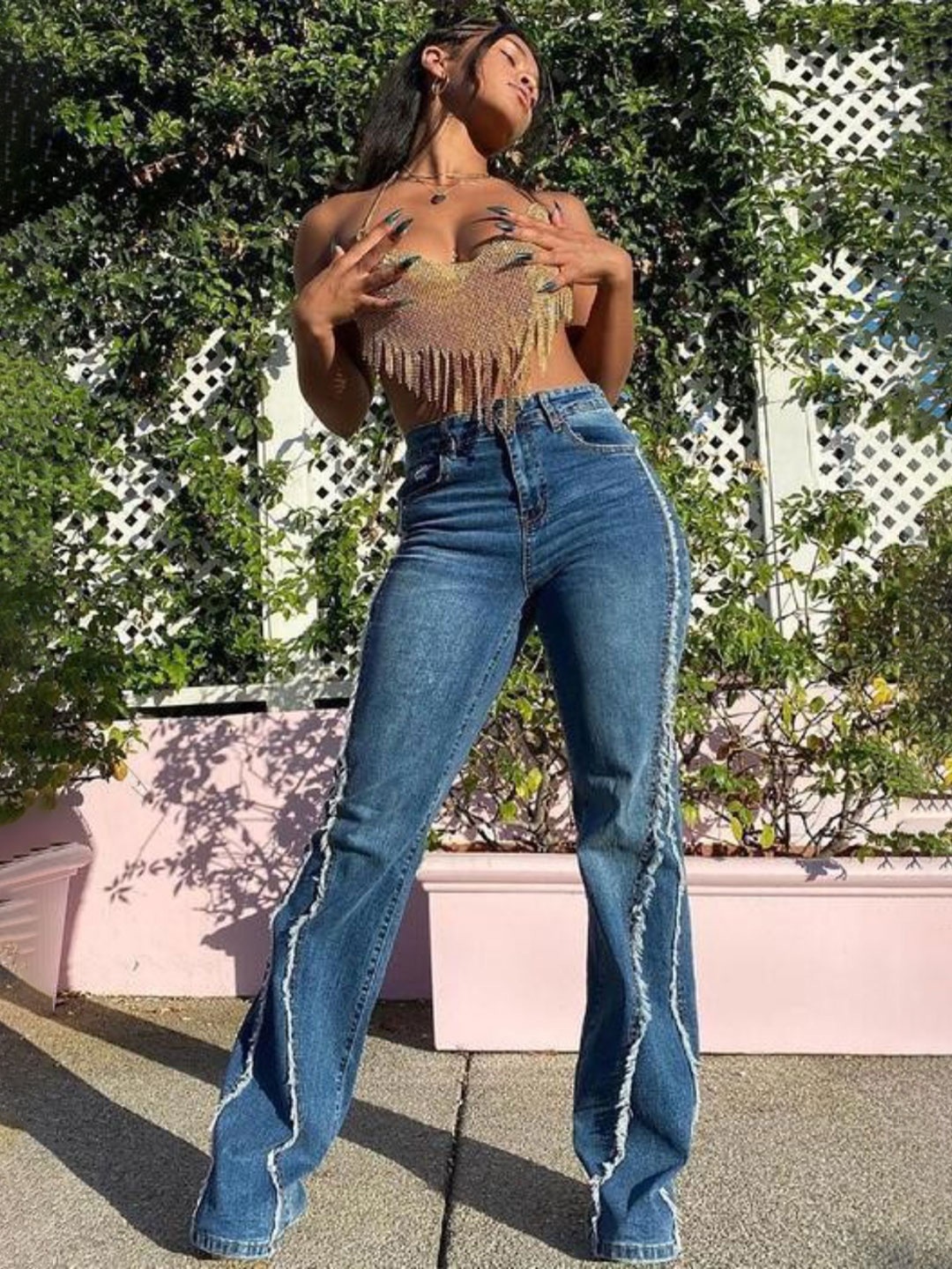 

StyleCast Women High-Rise Clean Look Bootcut Jeans, Blue