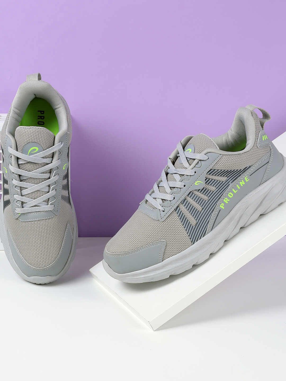 

Proline Men Walking Non-Marking Shoes, Grey