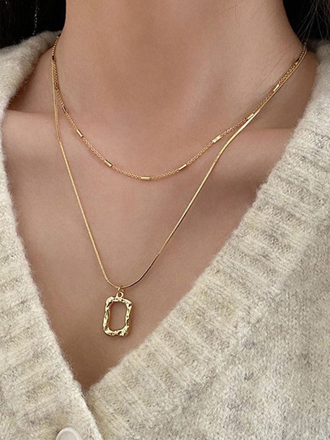 

Jewels Galaxy Gold-Plated Minimal Chain