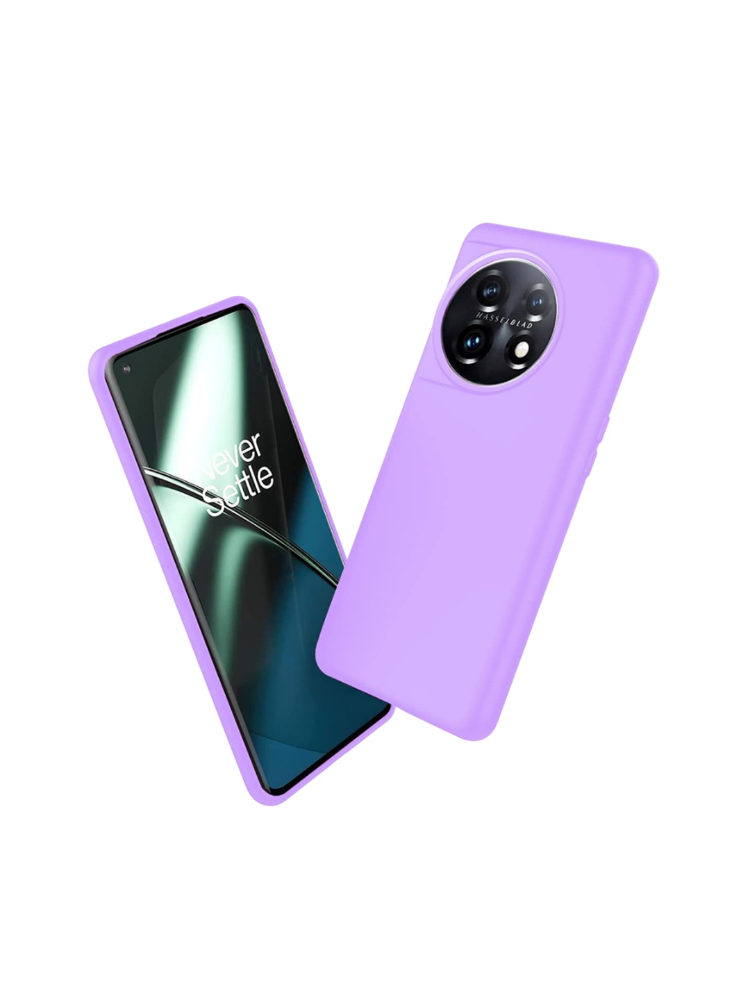 

LIRAMARK Solid OnePlus 11 5G / 1+11 5G Impact Resistant Back Case, Lavender