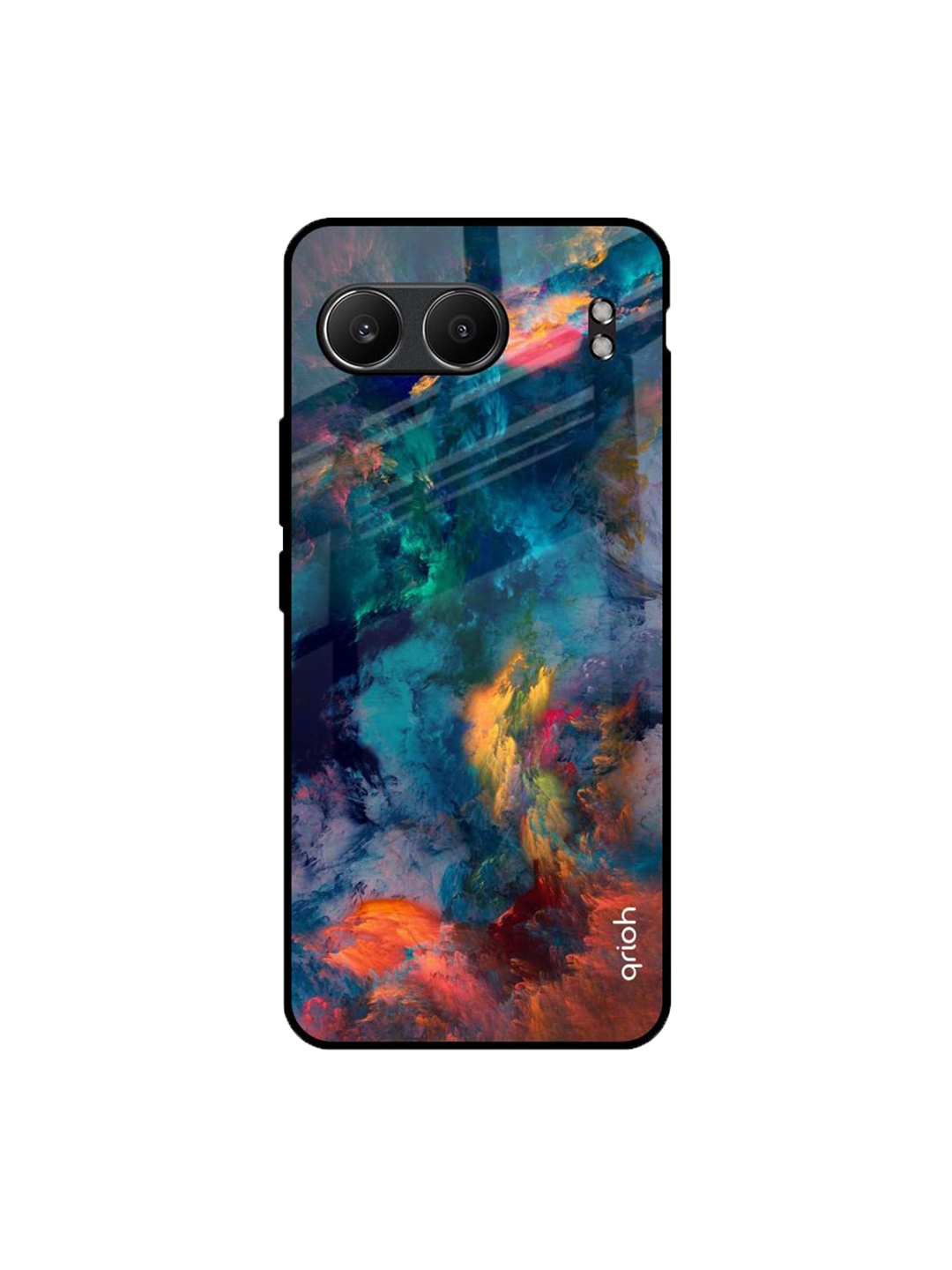 

QRIOH Cloudburst OnePlus Nord 4 5G Impact Resistant Back Case, Blue
