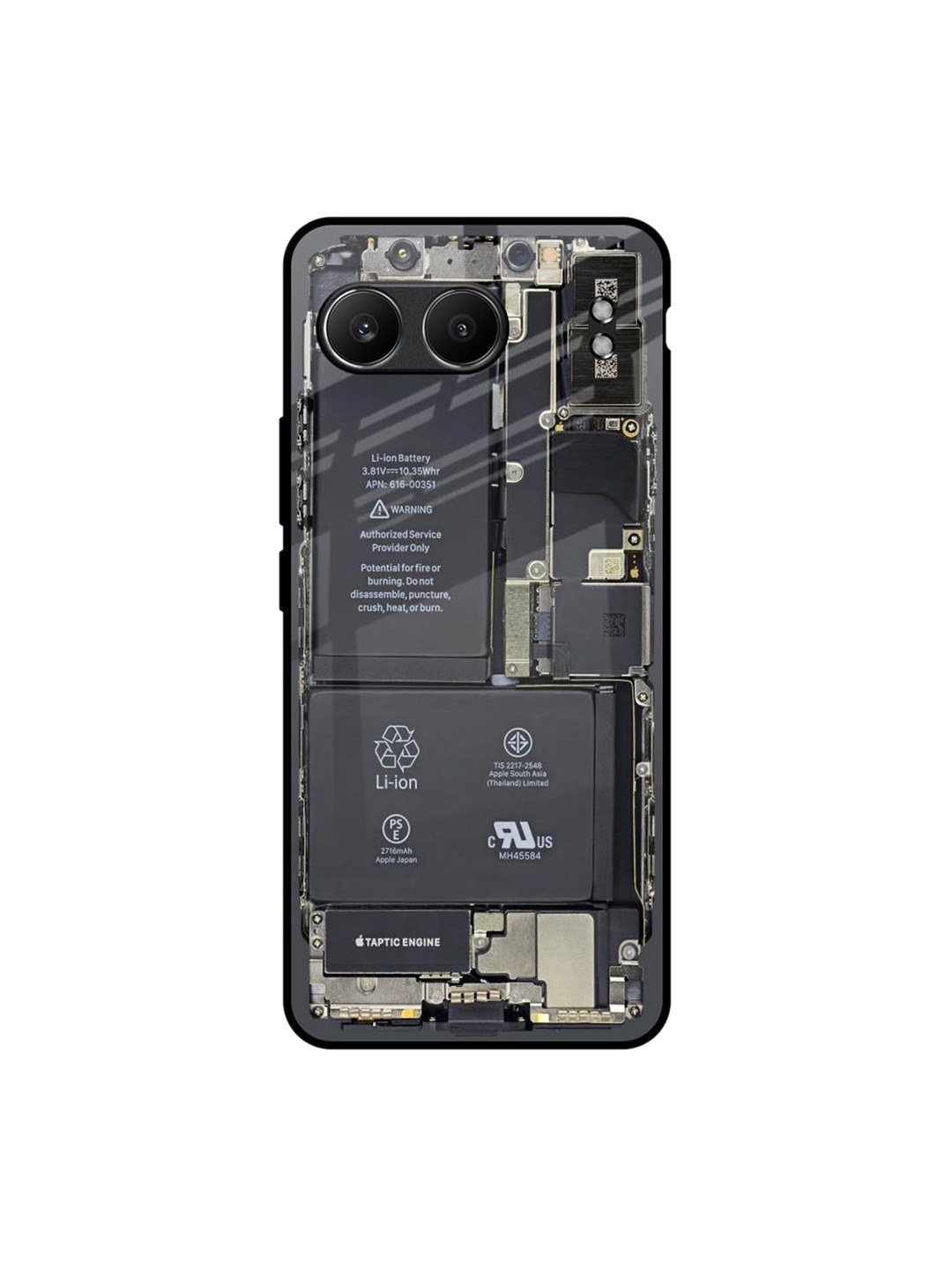 

QRIOH Skeleton Inside OnePlus Nord 4 5G Impact Resistant Back Case, Grey