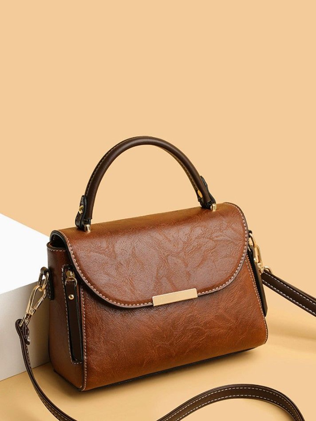 

Diva Dale PU Sling Bag, Brown