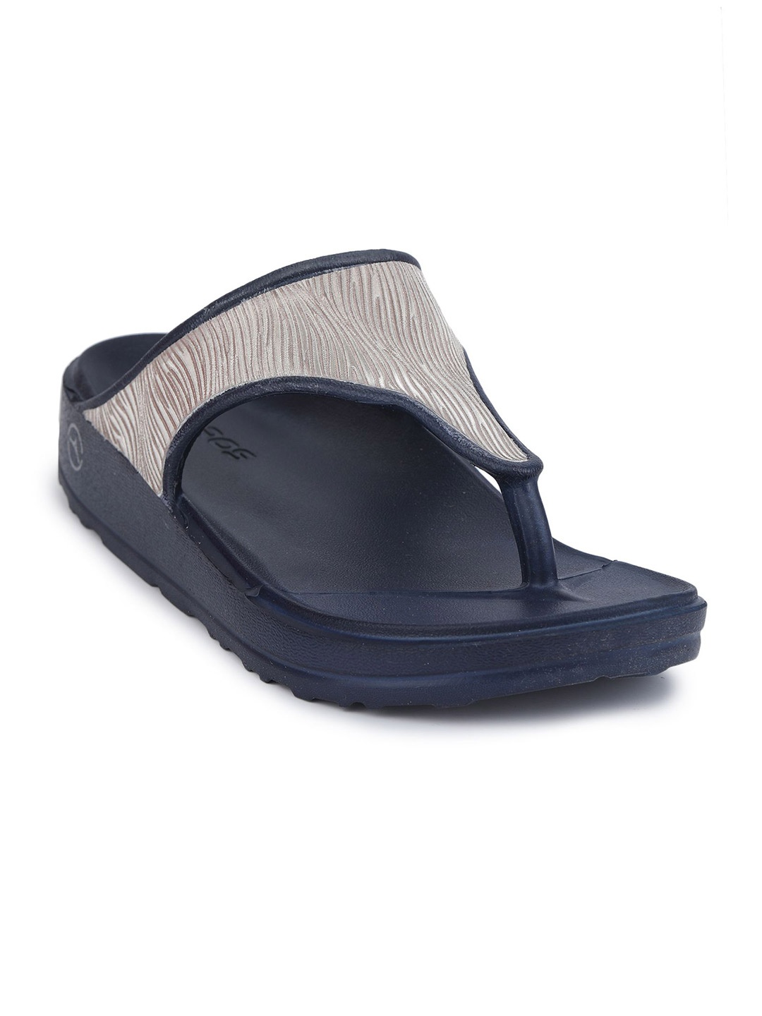 

ABROS Women Thong Flip-Flops, Navy blue