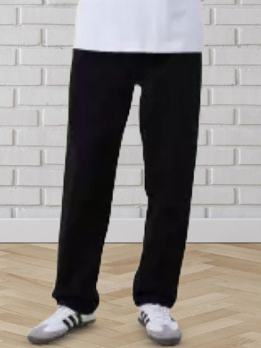 

COMFITS Men Classic Regular Fit Mid-Rise Stretchable Jeans, Black