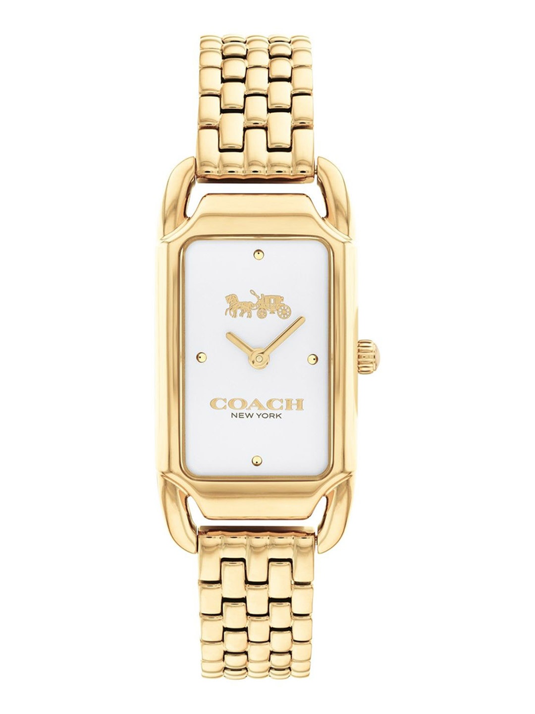 

Coach Women Dial & Stainless Steel Bracelet Style Straps Analogue Watch 14504042, Silver