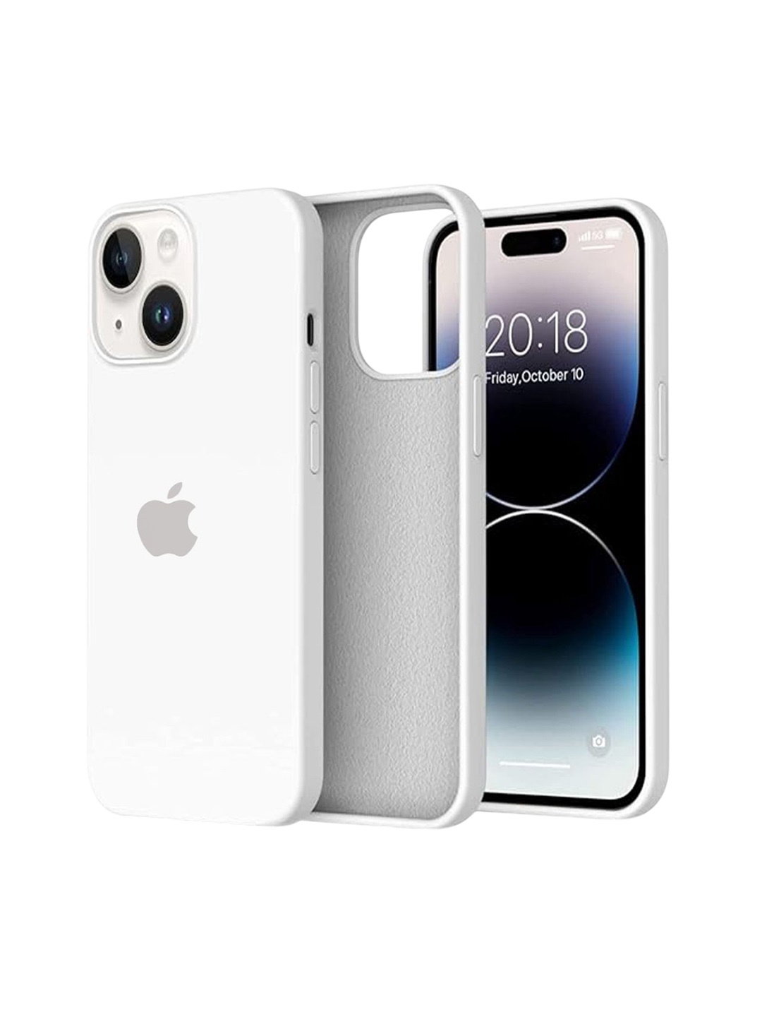 

TREEMODA Solid iPhone 14 Back Case Mobile Accessories, White