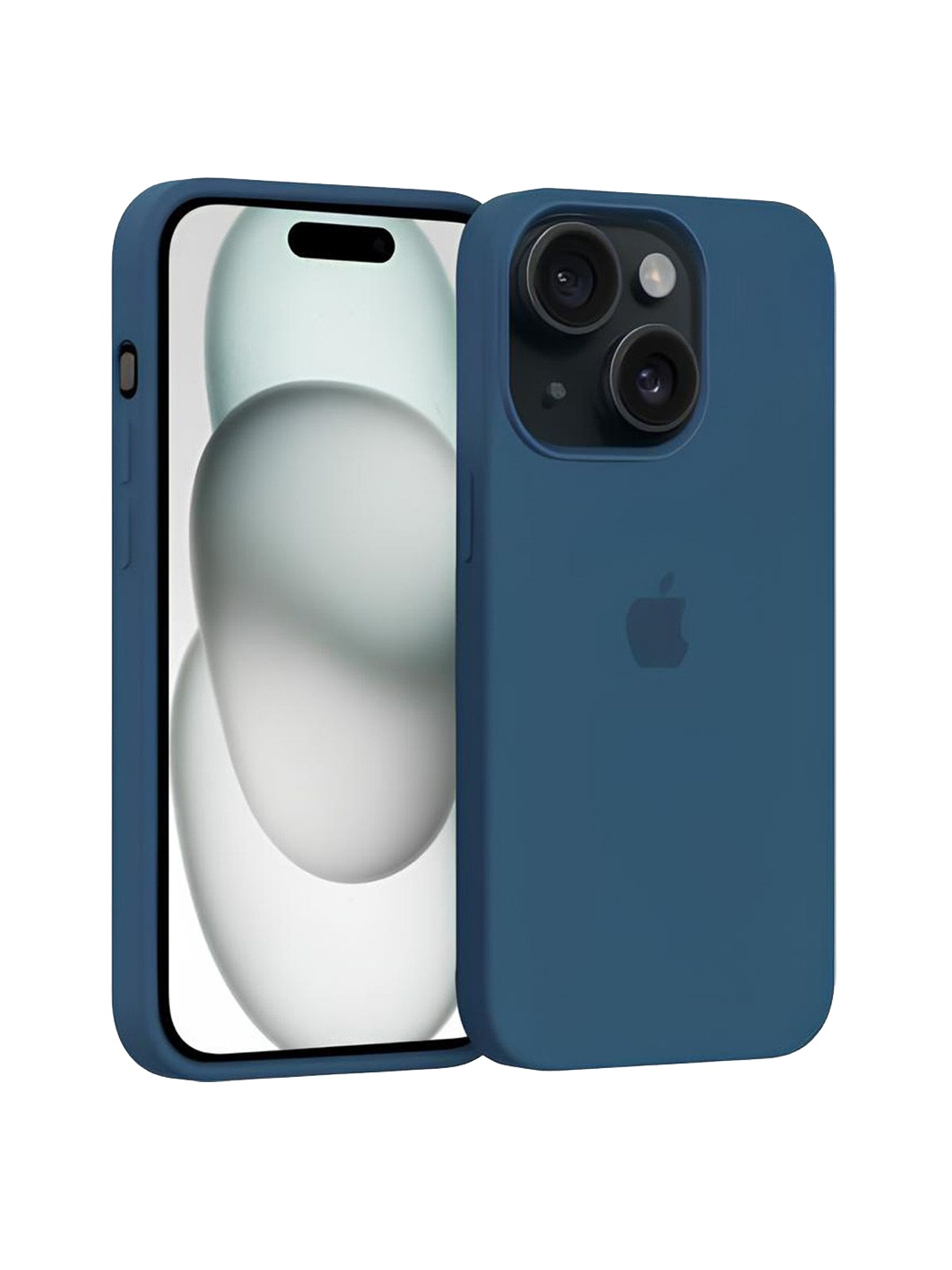 

TREEMODA Solid Printed iPhone 15 Back Case Mobile Accessories, Blue