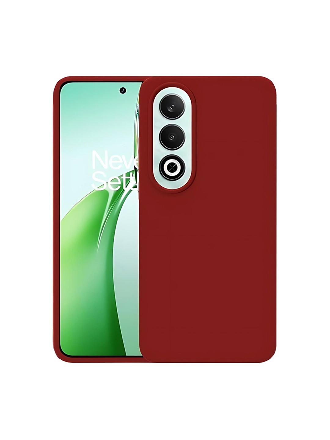 

LIRAMARK Solid OnePlus Nord CE4 5G Impact Resistant Back Case, Red
