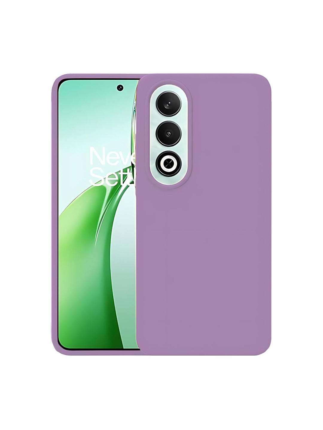 

LIRAMARK Solid OnePlus Nord CE4 5G Impact Resistant Back Case, Lavender