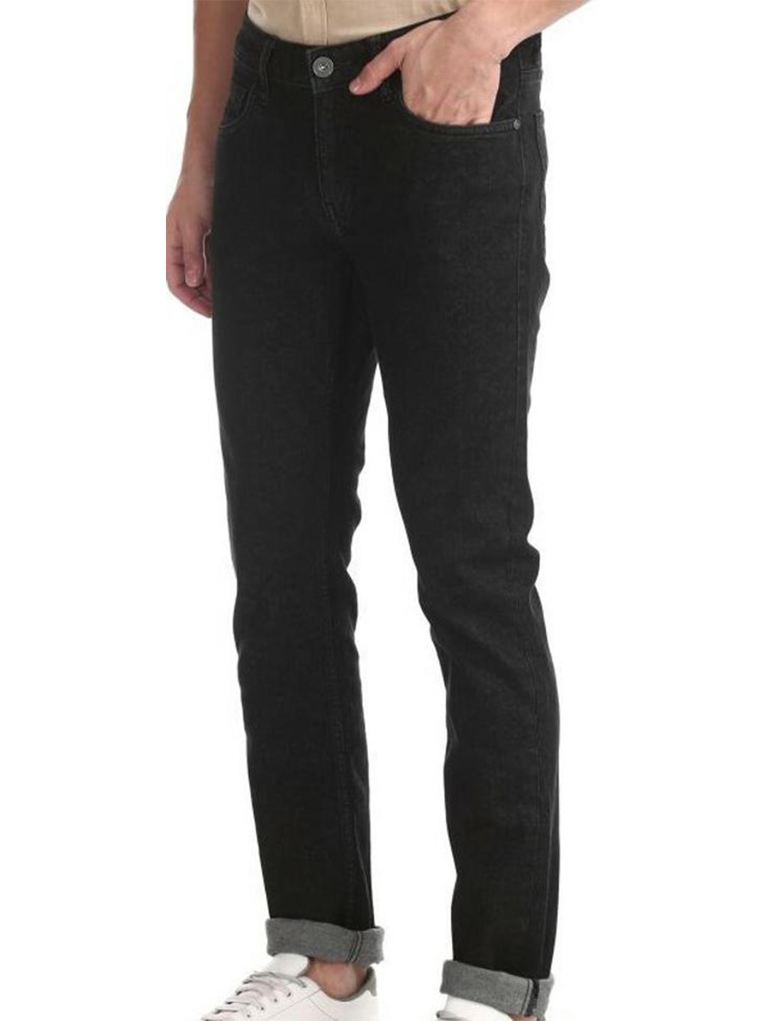 

COMFITS Men Classic Stretchable Jeans, Black