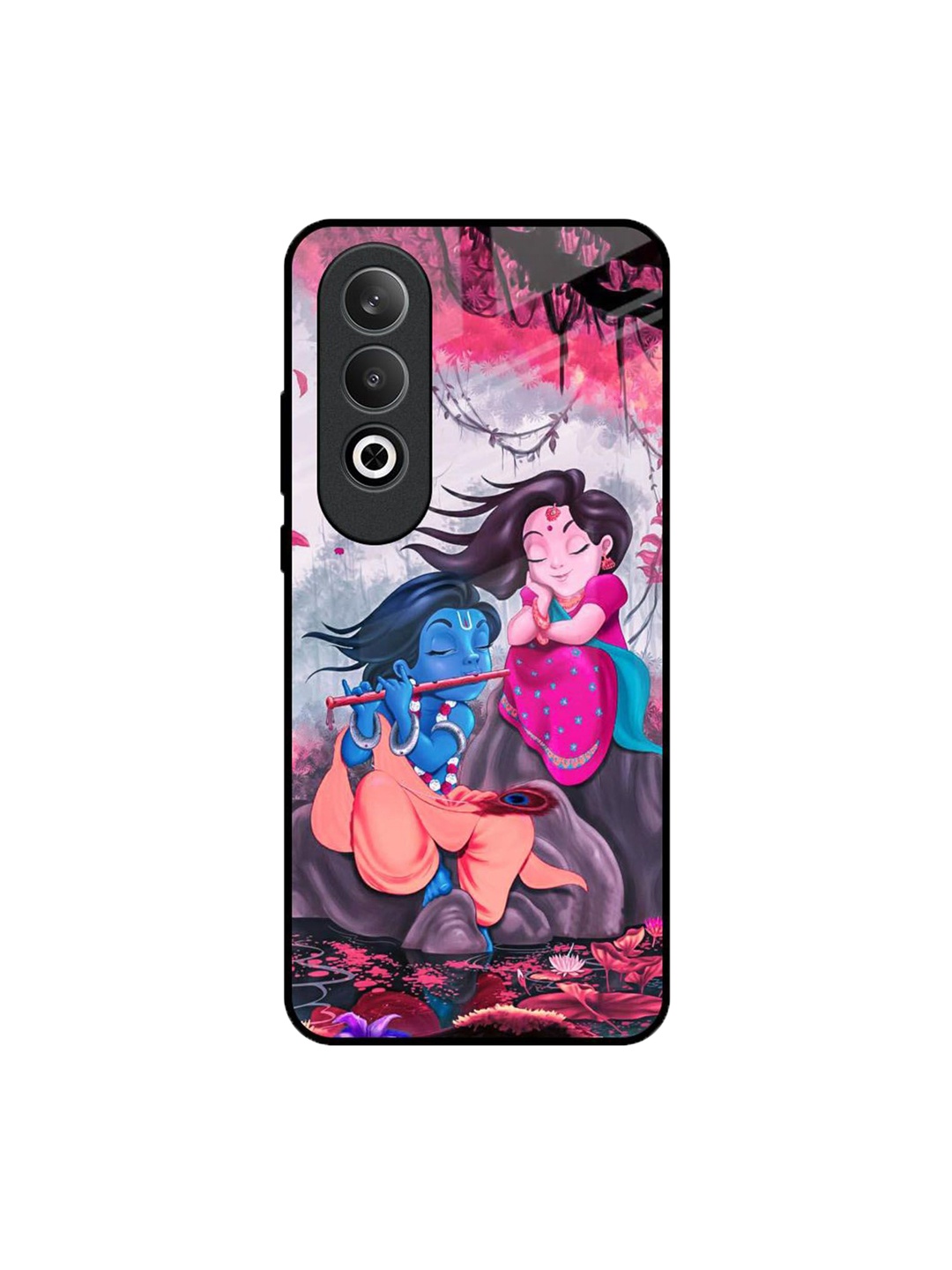 

QRIOH Radha Krishna Art Real OnePlus Nord CE4 5G Impact Resistant Back Case, Blue