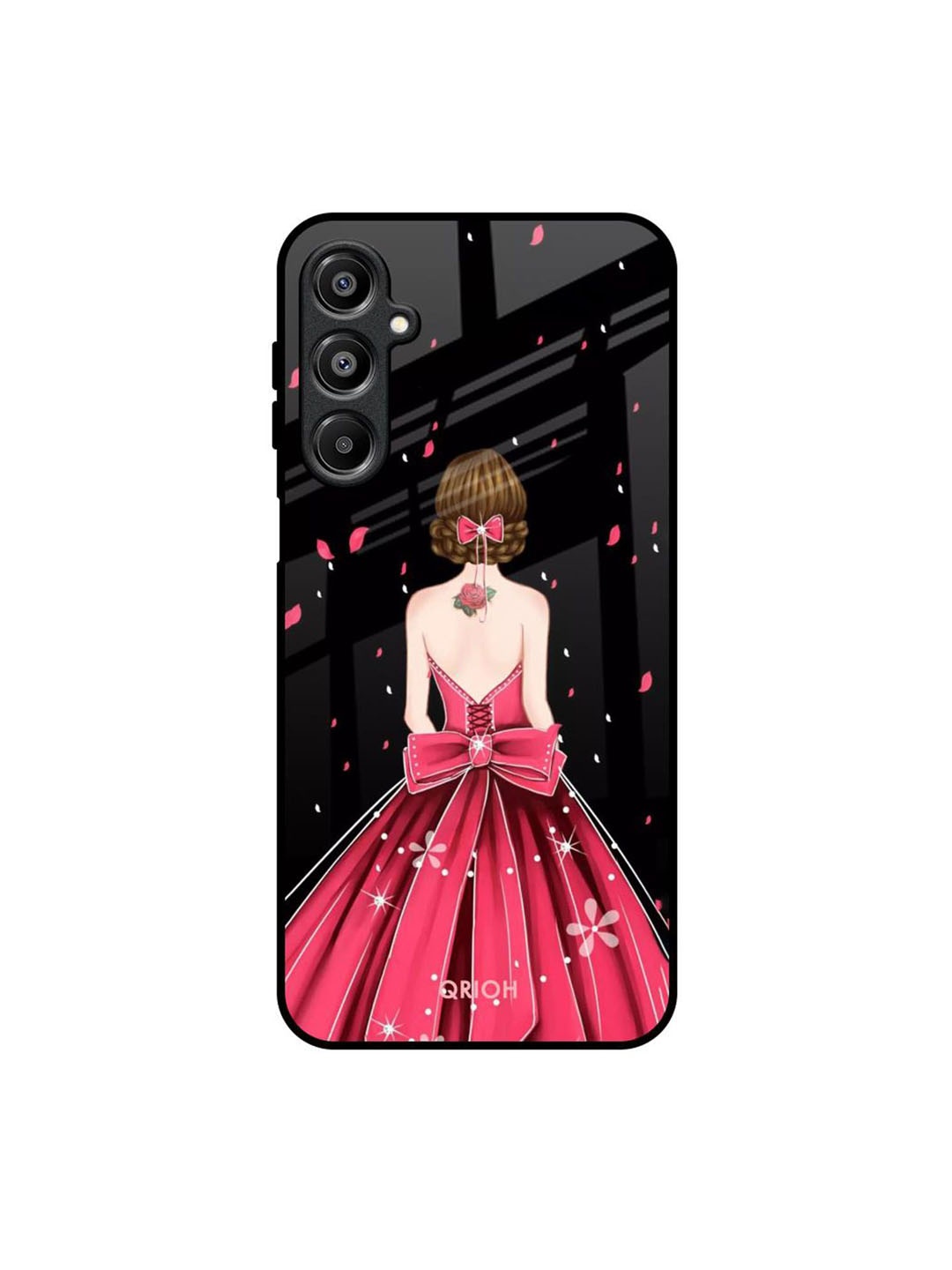 

QRIOH Fashion Princess Samsung Galaxy A16 5G Impact Resistant Back Case, Black